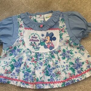 Disney Baby Minnie Blue Floral Dress